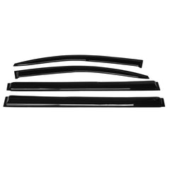 4Pcs Plastic Exterior Visor Vent For TOYOTA Sienna 2011-2018 JDM Style Shades Window Sun Rain Guard Deflector