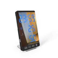 LED Image Clock Temperature and Humidity Meter Electronic Weather Clock