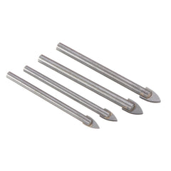 4Pcs 6/8mm Alloy Steel Triangle Drill Bits for Ceramic Wall Concrete Hole Opener