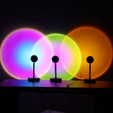 Retractable Sunset Projection Lamp Adjustable Festival Floor Projection Lamp