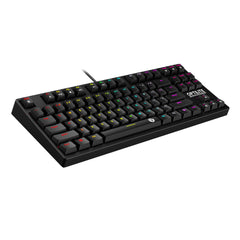 87 Keys Mechanical Keyboard Wired Ergonomic USB Optical Switch RGB Backlit Gaming Keyboard for Computer Laptop PC