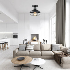 Industrial Pendant Light Vintage Ceiling Lamp Hanging Fixture Office/Home Without Bulb