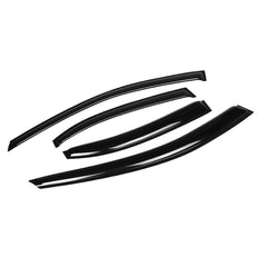 4Pcs Plastic Exterior Visor Vent Shades For Acura TSX CL8 Euro-R 2004-2008 JDM 3D Wavy Window Sun Rain Guard Deflector