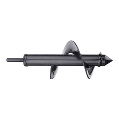 8x18/8x22cm Garden Auger Small Earth Planter Post Hole Digger Earth Planting Auger Drill Bit for Electric Drill