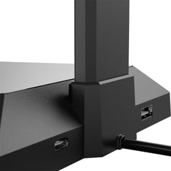 Headphone Stand RGB Breathing Light Computer Headset Stand Phone Holder USB USB-C Expand Port