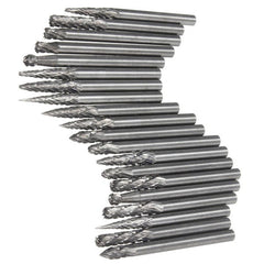 20pcs 1/8 Inch Shank Tungsten Carbide Cutter Rotary Burr Set