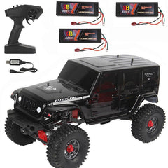 2.4G Metal Chassis RC Car Crawler Off Road Vehicle Models 6000mah Two Three Battery