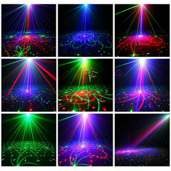 RGB LED Stage Performance Lamp USB Projector Light Music Party Disco DJ Lighting
