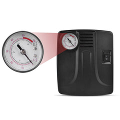 Multifunction Mini Electric Air Pump 12V DC 10A Tire Pressure Detection Deflator for Bicycle Car Motorcycle Ball