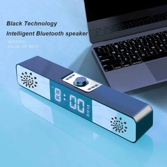 Subwoofer Alarm Clock Super Bass Speakers Hi-Fi USB Wireless Bluetooth Computer Desktop Speaker Audio