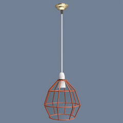 Vintage Industrial Style Metal Cage Wire Frame Ceiling Pendant Light Lamp Shades 110-240V