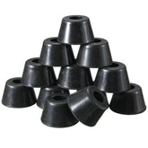 12pcs 25x20x15mm Black Rubber Protector for Chair Leg Table Crutch Feet Stools Furniture
