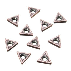 10pcs Triangle Carbide Inserts Lathe Turning Tool Holder Inserts