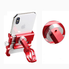 Aluminum Alloy Bike Phone Holder For iPhone X SE 7/8 Plus 6/6s Plus Samsung Galaxy s6/s7/s8/s9 Plus Android