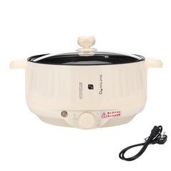 Electric Steamer Cooker 400W-1000W 1.7L/2.2L/2.7L Multifunction Cooking Pot Hot Pot Non-Stick Liner