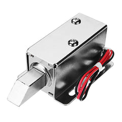 24V DC Electric Lock Assembly Solenoid Long Locking Tongue Cabinet Drawer Door