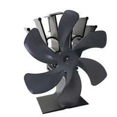6 Blades Fireplace Fan Stove Fan Heated Fan Heat Powered Eco Fan