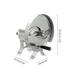 Silver Stainless Steel Slicer Manual Commercial Fruit Vegetable Slicing Machine Tools