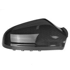 Carbon Fiber Look Door Wing Rearview Mirror Cover Rear View Caps