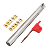 Milling Cutter Boring Bar Turning Tool Holder with 8pcs APMT1135PDERDP Inserts