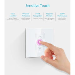 Smart Home Z Wave Plus Smart Curtain Switch for Electric Motorized Curtain Blind Roller Shutter
