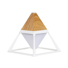 Diffuser LED Night Light USB Interface Charging Wall Lamp Art Pyramid Shape 2200mAh Battery Life