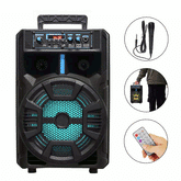 Portable FM Bluetooth Wireless Speaker Subwoofer Heavy Bass Sound System with Remote for Party