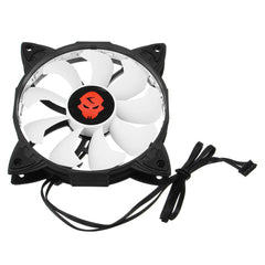 3PCS 120mm RGB Adjustable LED Cooling Fan with Controller Remote For PC Cooling