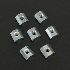 50pcs T Sliding Nut Block for 2020 Aluminum Profile Zinc Coated Plate Aluminum Accessories