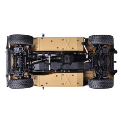 Standard 2.4G 4WD RC Car U.S.4X4 Military Vehicle Truck w/o Battery Charger in Camouflage Yellow Color