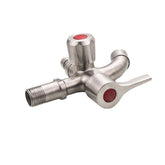 Multifunctional Sink Stainless Steel Brushed Double Tube Drawing Drainer Water Faucet