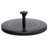 8-in-1 Solar Bird Water Fountain Set 3.5W Circle Floating Pump for Working at Cloudy or Night
