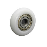 10pcs 5*23*7mm Nylon Plastic Carbon Steel Bearings Pulley Wheels Embedded Groove Ball Bearings