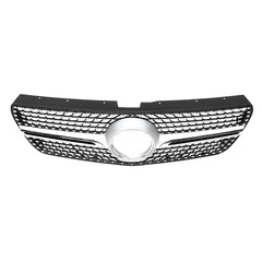 Diamond Look Front Bumper Grille Grill Silver For Mercedes Benz Vito