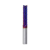 6mm Shank 25mm Tungsten Carbide Milling Cutter Blue Nano Coated End Mill