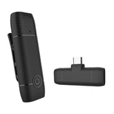 lavalier microphone 2.4g plug play wireless professional noise reduction lapel type-c for recording live game