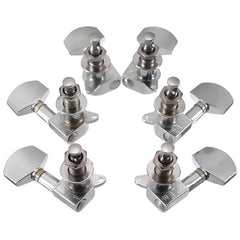 Chrome Guitar String Tuning Pegs Heads Acoustic 6 PCS Right Left