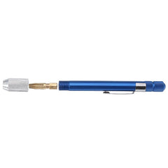 Mini 0.3-1.0mm Clamping Hand Drill with Keyless Chuck 20Pcs Twist Drill Bits