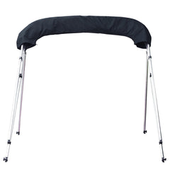 3 Bow Bimini Top Replacement Canvas Cover Boot Cover W/Rear Poles UV Resistant