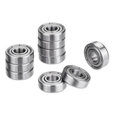 10pcs Bearing I.D 5mm Steel Double Shielded Miniature Deep Groove Ball Bearing