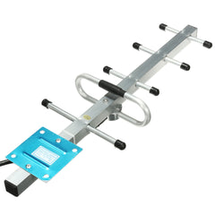 110-240V LCD GSM 900Mhz Cell Phone Signal Repeater Booster Amplifier+Yagi Antenna Kit