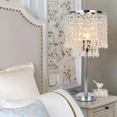 43cm Height Modern Crystal Bedside Light Room Table Desk Lamp Bedroom Hotel Restaurant Indoor Light