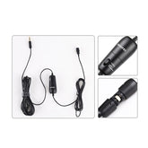 Professional Microphone 6M Lavalier Stereo Audio Recorder Interview Clip for Camera Smartphone Laptop DSLR