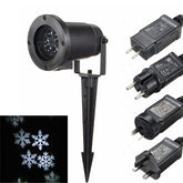 Waterproof Moving White Snowflake Projector Stage Light Christmas Outdoor Landscape Lamp Christmas Decorations Clearance Christmas Lights