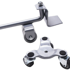 5Pcs Furniture Slider Mover & Lifter Tool Kit Easy Moving System Roller Riser Transport Trolley for Bulky Heavy Loads