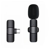 Wireless Lavalier Microphone Low Latency Portable Audio Video Recording Plug-Play Lapel Type-C Mic for Live Broadcast Game