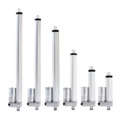 50mm-400mm DC 12V 12mm/s IP54 Linear Actuator Motor 1100N Aluminum Alloy with 2 Brackets