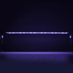 48.5CM Aluminum Adjustable LED Aquarium Light Fish Tank Panel Lamp Blue+White AC220V