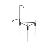 Burning Fire Rack Portable Picnic Firewood Rack Triangle Stable Outdoor Camping Barbecue