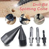 High Speed Wood Separator Spiral Cone Household Firewood Splitter Drill Bit